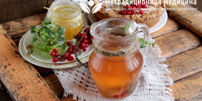 Миниатюра к статье Витаминный напиток для повышения иммунитета с ягодами, мятой и пряностями